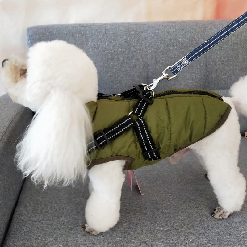 Comfortable Dog Jacket With Harness - Select Dog Bargains