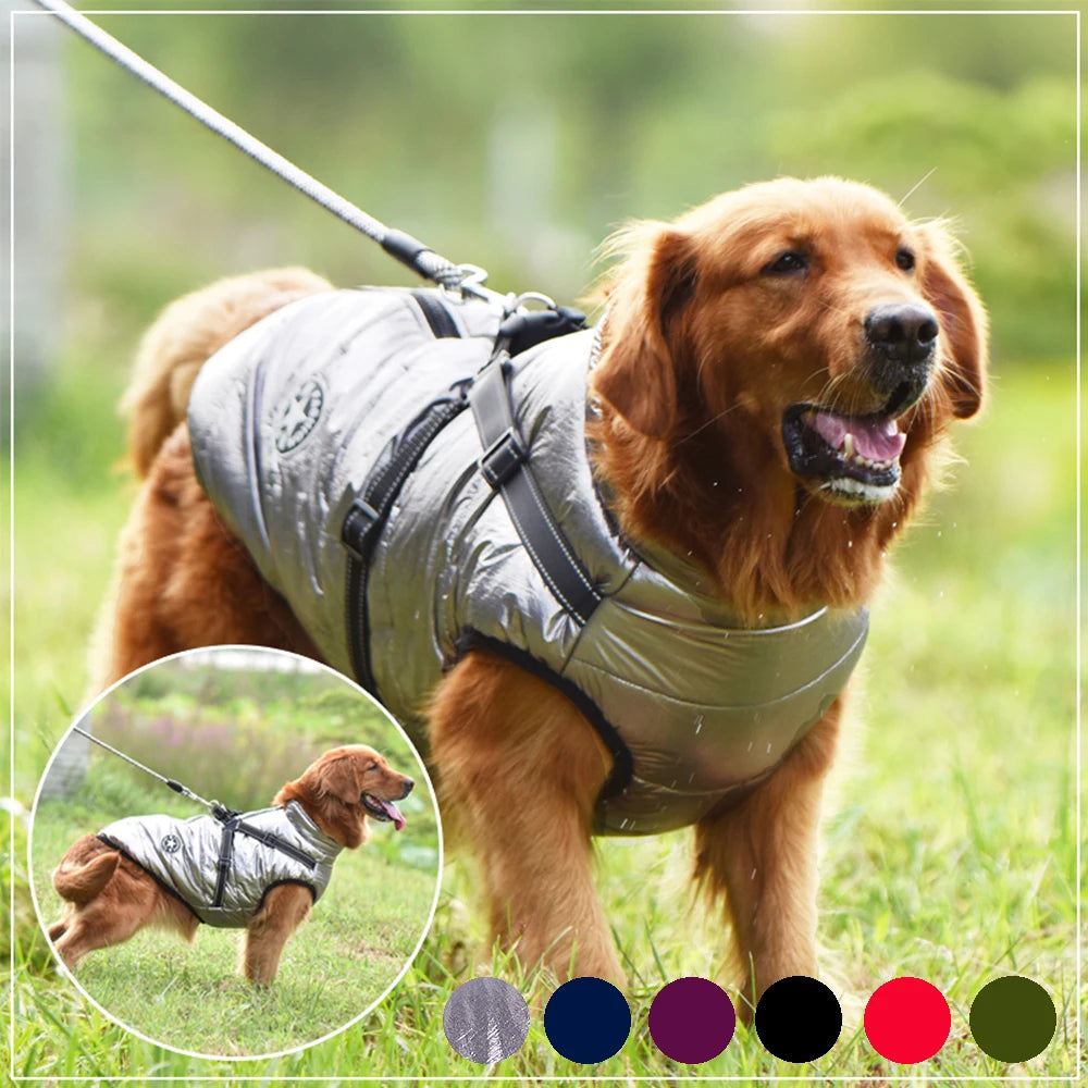 Fabulous Comfortable Dog Jacket With Harness - Select Dog Bargains